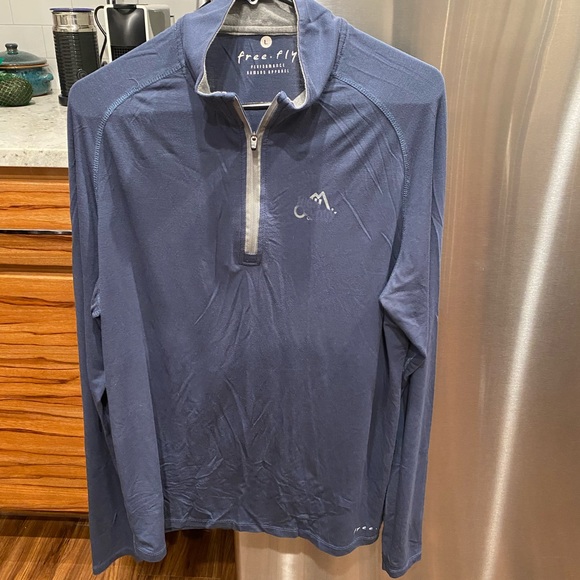 Free Fly Long Sleeve Bamboo Quarter Zip - Picture 1 of 3